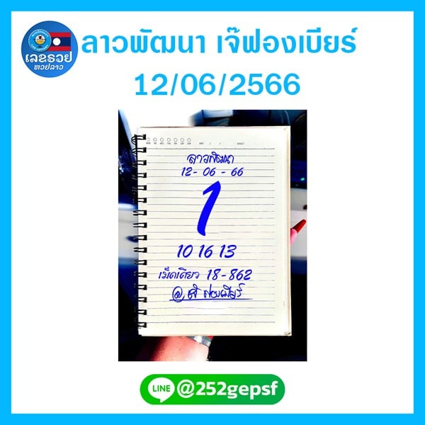 แนวทางหวยลาววันนี้ เลขเด็ดหวยลาว