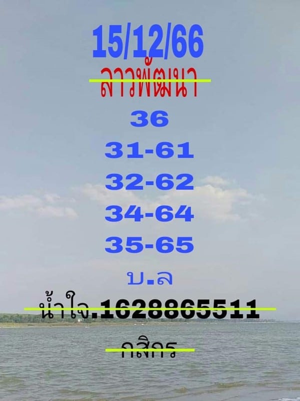 แนวทางหวยลาววันนี้ เลขเด็ดหวยลาว