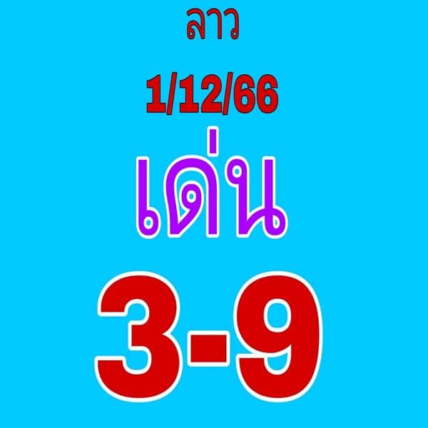 แนวทางหวยลาววันนี้ เลขเด็ดหวยลาว