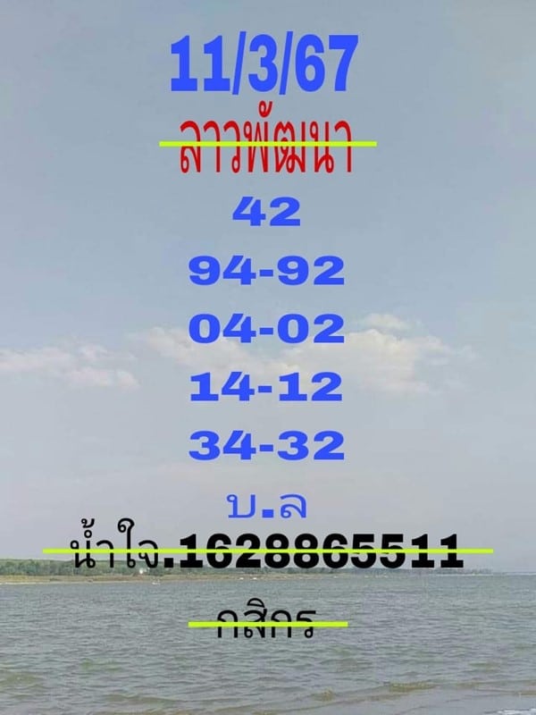 แนวทางหวยลาววันนี้ เลขเด็ดหวยลาว