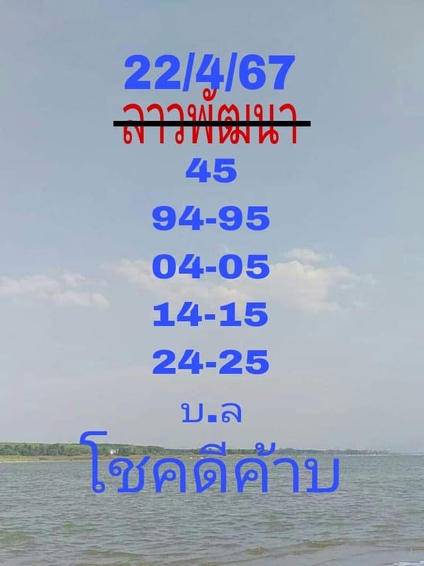 แนวทางหวยลาววันนี้ เลขเด็ดหวยลาว