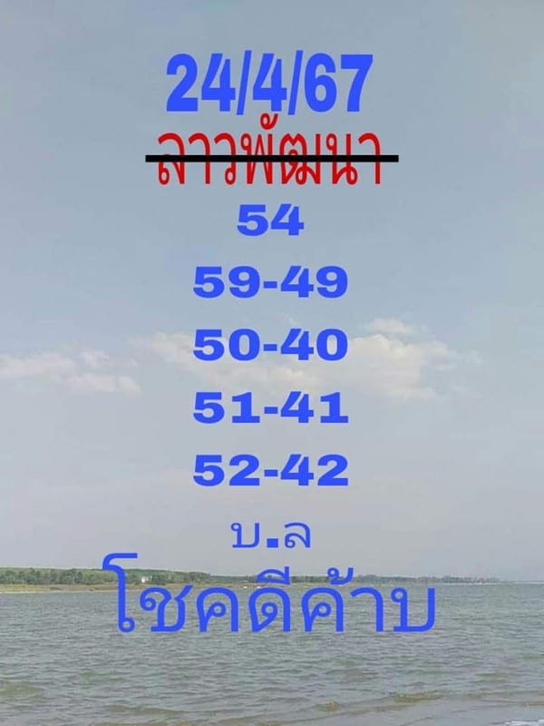 แนวทางหวยลาววันนี้ เลขเด็ดหวยลาว