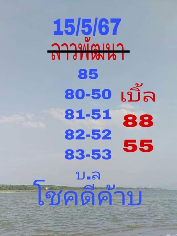 แนวทางหวยลาววันนี้ เลขเด็ดหวยลาว